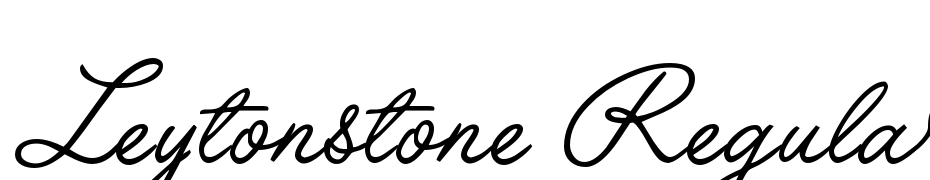 Leytonstone Regular DB Font Download Free
